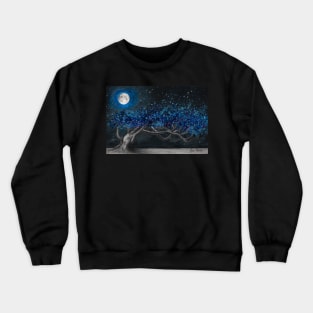 Glowing Midnight Tree Crewneck Sweatshirt